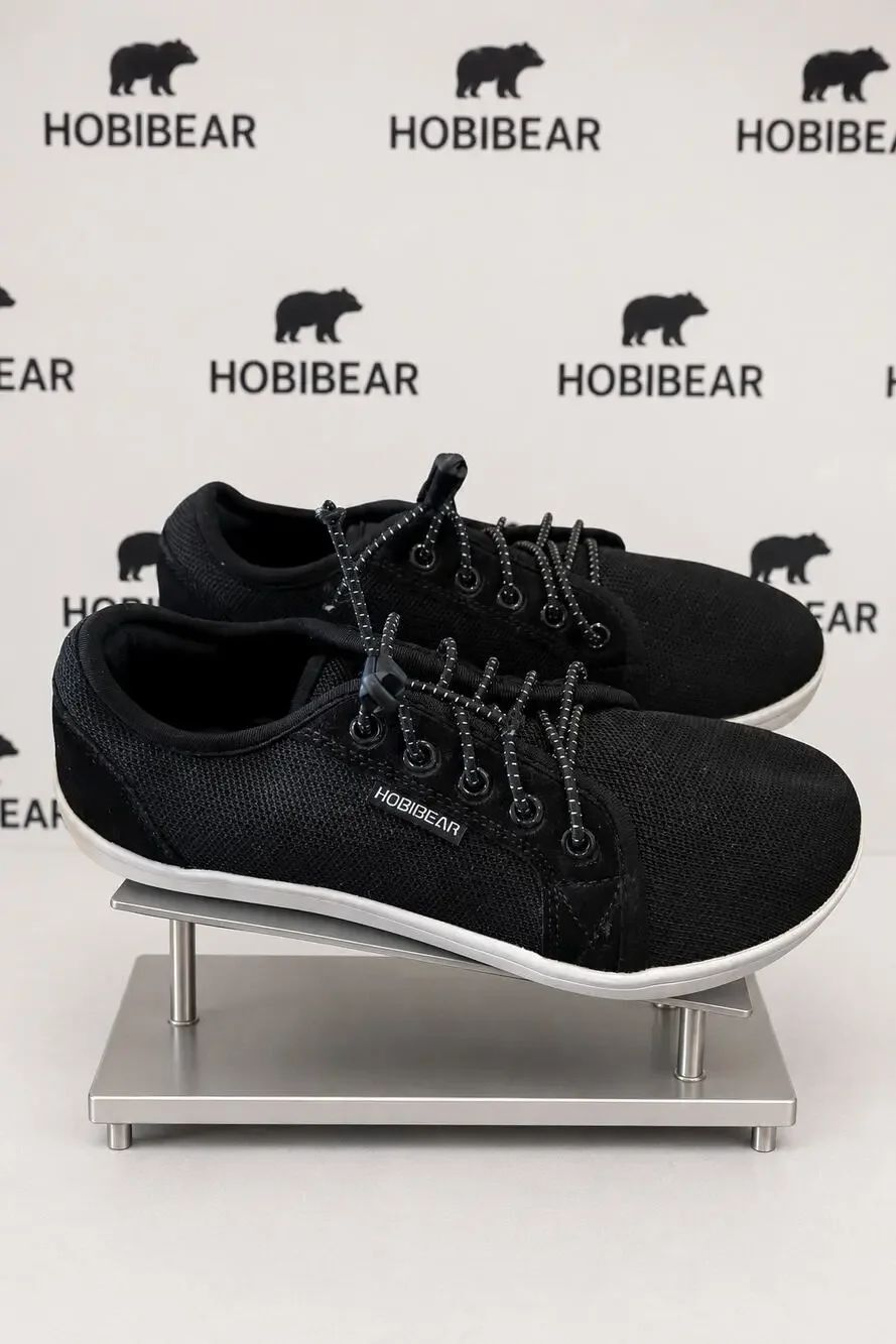 HOBIBEAR Barefoot Minimalist Wide Toe Box Shoes Black Women’s US 6